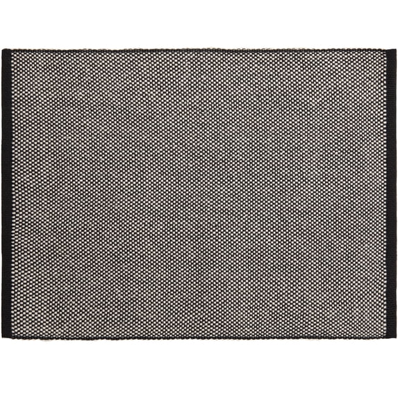 Mainstays Placemat Black Woven Cotton Polyester Blend, 14" x 19"