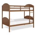 thumbnail image 1 of Mainstays Kids Wood Twin-over-Twin Bunk Bed, Warm Walnut, 1 of 6