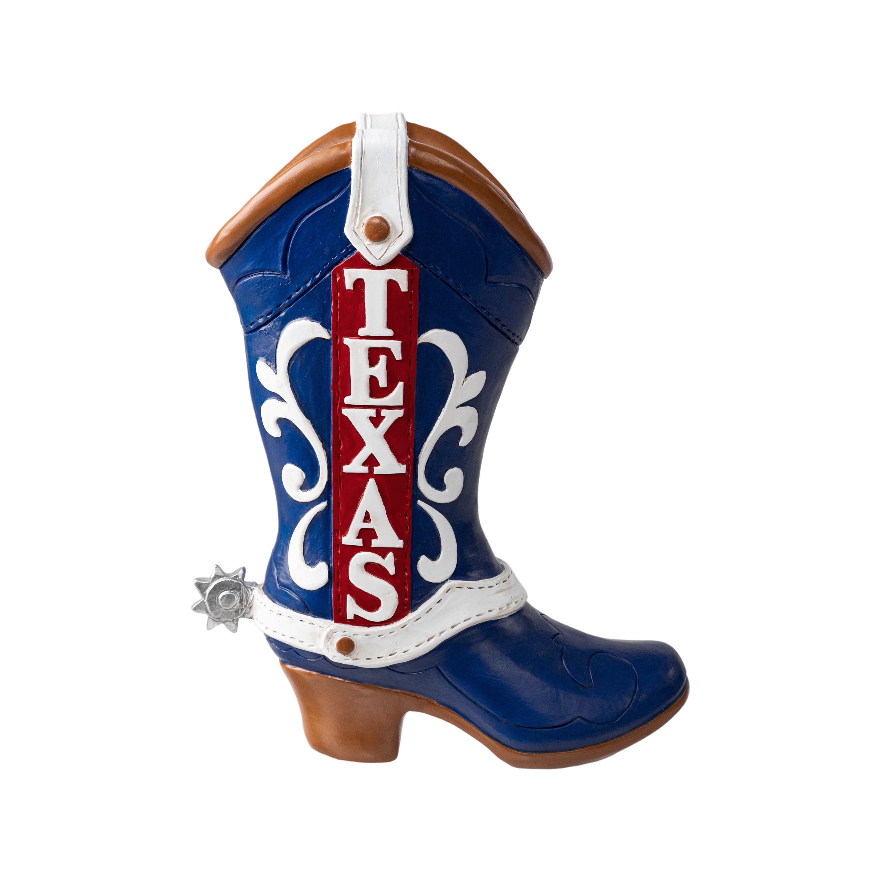 Mainstays Resin Texas Boot Weather-Resistant Garden Statue - Walmart.com