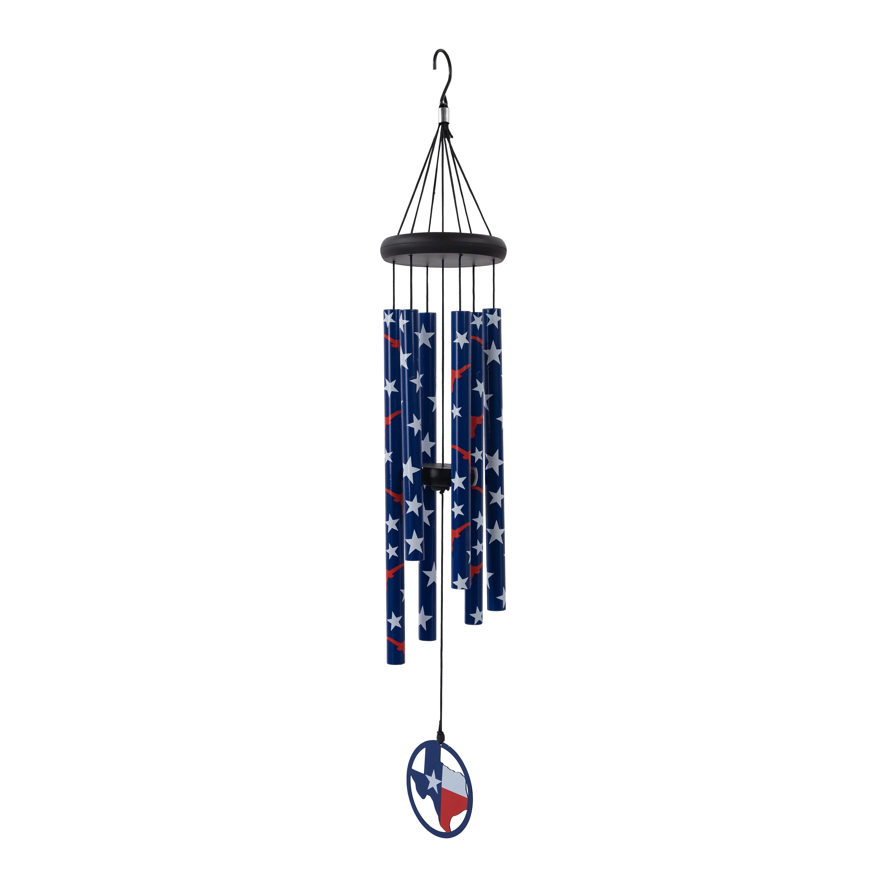 Mainstays Metal Texas Printed Outdoor Wind Chime, Weather-Resistant