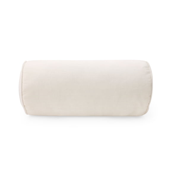 Mainstays Vanilla Dream 8 in x 18 in Polyester Decorative Bolster Pillow