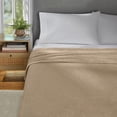 thumbnail image 1 of Mainstays Super Soft Cotton Waffle Bed Blanket, Papyrus Beige, Full/Queen Size, 1 of 4