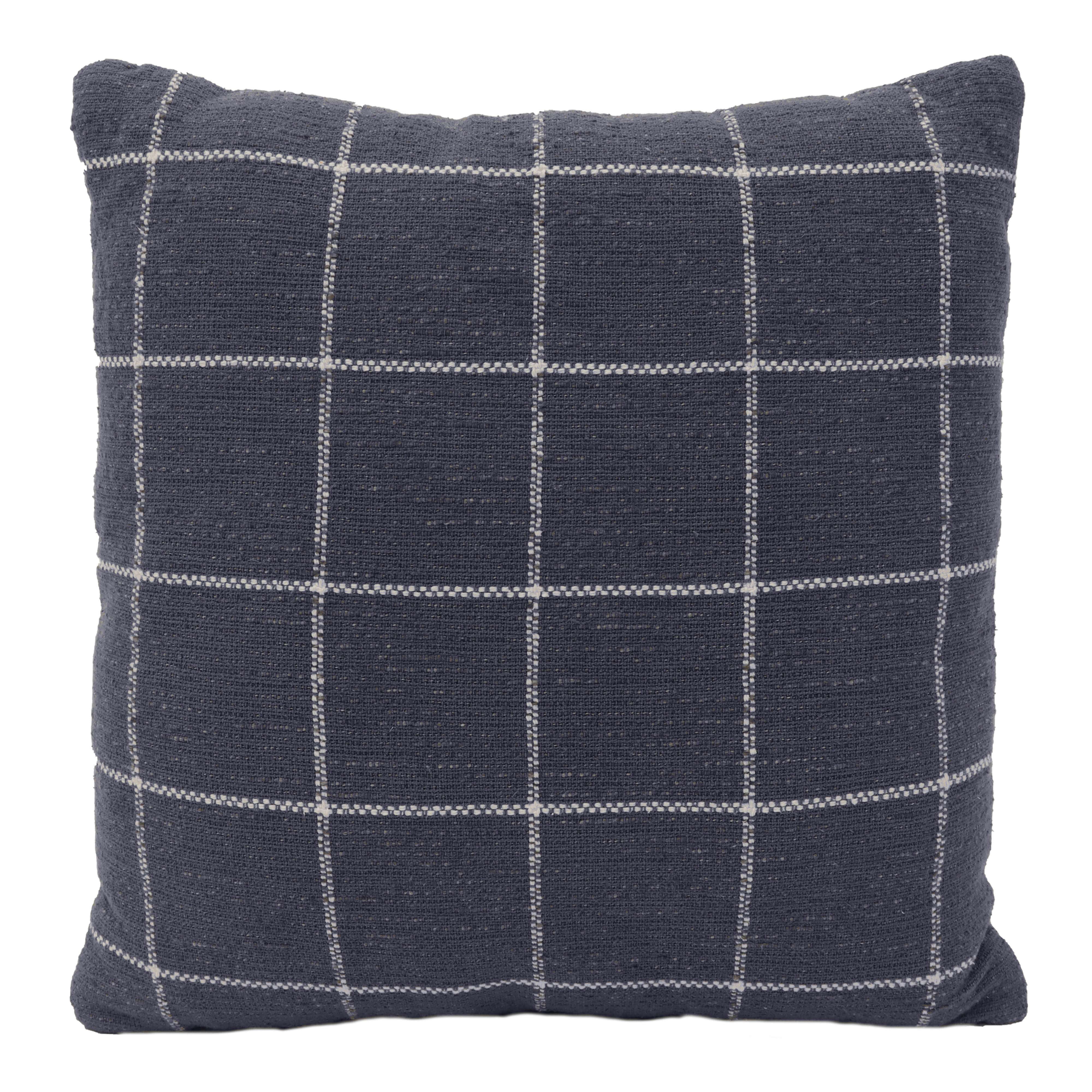 Mainstays Modern, Minimalist, Contemporary, Rustic/Lodge, Bohemian, Farmhouse, Transitional Indigo Checkerboard