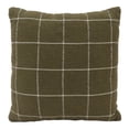 thumbnail image 1 of Mainstays Olive Window Pane Decorative Throw Pillow 18x18, 1 of 5