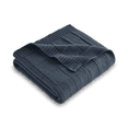 thumbnail image 1 of Mainstays Windowpane Knit Greystone Throw, 50 in x 72 in, 1 of 6