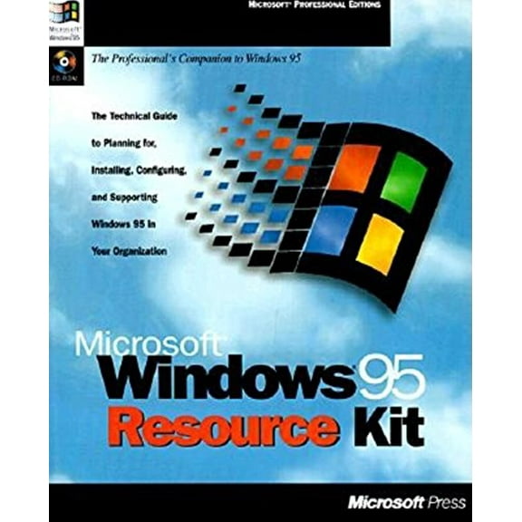 Pre-Owned Microsoft Windows 95 Resource Kit: The Technical Guide to Planning For, Installing, Configuring, and Supporting Windows 95 in Your Organization (Micr... (Paperback) 1556156782 9781556156786