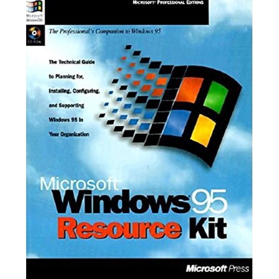 Pre-Owned MS Windows 95 Resource Kit [With CDROM] (Paperback) 1556156782 9781556156786