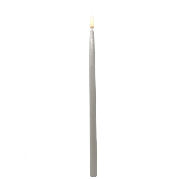 Mainstays Paraffin Wax 16" Taper Candle, Unscented, Taupe