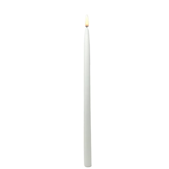 Mainstays Paraffin Wax 16" Taper Candle, Unscented, White