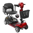thumbnail image 1 of MS02W 4-Wheel Electric Mobility Scooter for Adults & Seniors, 30-Mile Long Range with 25Ah Extended Battery, Dual Storage Baskets, Swivel Seat, Compact Travel-Ready Design, 1 of 11