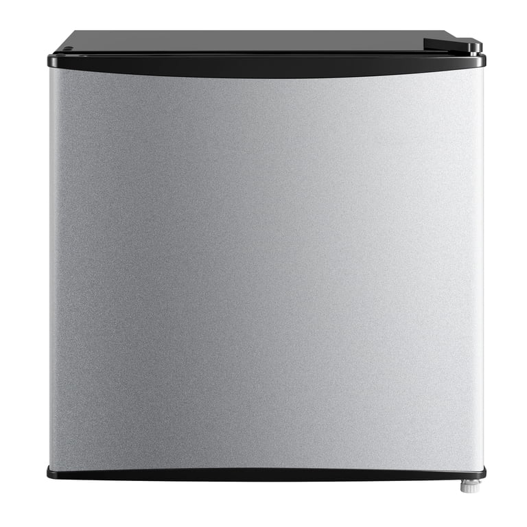 Mainstays 1.7 Cu Ft Compact Mini Refrigerator, Stainless Steel