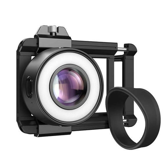 MS120 Phone Microscope Professional Identification Lens 120X HD Magnifying JeweLens with 19 Light Modes 36 Lamp Beads