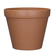Mainstays Blake 16 in x 16 in x 13.5 in Round Faux Terracotta Recycled Resin Planter
