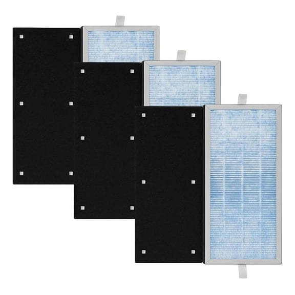 MS18 Filter Replacement for Tower Tower 4-in-1 True HEPA Activated Carbon, 3 Packs