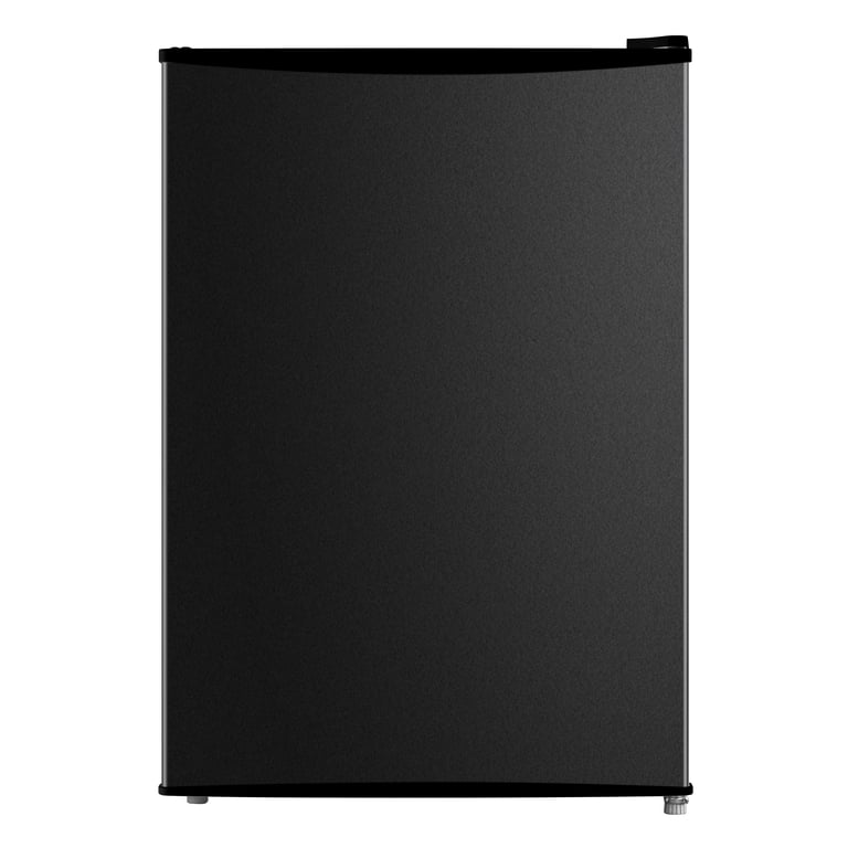 Mainstays 2.7 Cu Ft Single Door Refrigerator, Black, Compact Full
