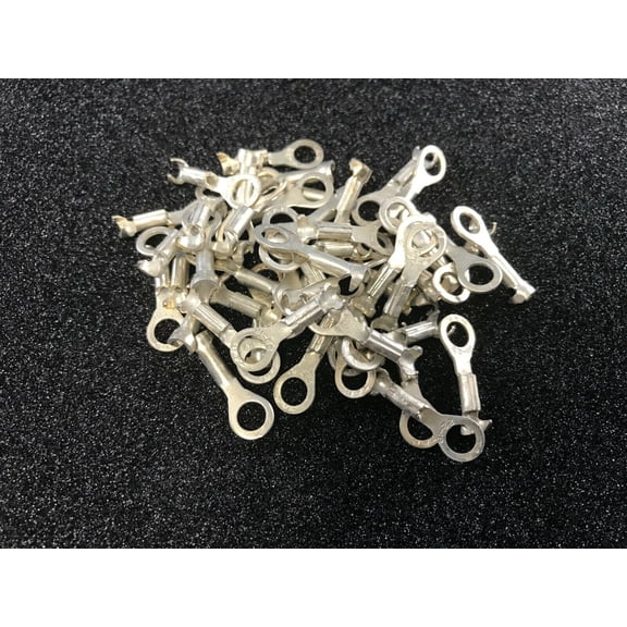 MS20659-102 Non-Insulated Ring Terminal Wire Rangle 22-16 AWG Bolt Hole #10 ( PRICE IS FOR 100 PIECES )