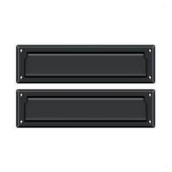 MS212U19 Mail Slot 13-1/8" with Interior Flap; Black Finish