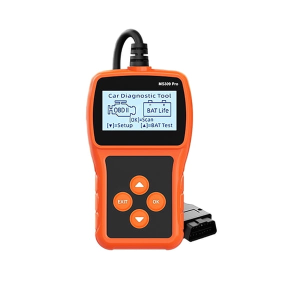 MS309 Automotive Battery Lifespan Tester Car Professional Scan Tool Automotive Code Reader Data Car Fault Detector
