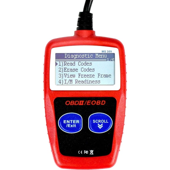 MS309 OBD2 Scanner Check  Engine Light Fault Code Reader, Universal OBDII Diagnostic Scan Tool Read Clear Trouble Codes, View Freeze Frame Data, OBDII CAN Diagnostic Scan Tool