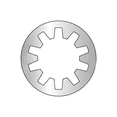 thumbnail image 1 of MS35333-73 / #10 Mil-Spec Internal Tooth Lock Washers / 410 Stainless Steel / DFAR Compliant (Quantity: 4,000 pcs), 1 of 1
