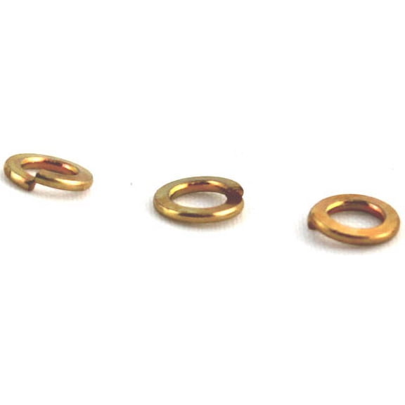 MS35338-41CD / #6 Mil-Spec Split Lock Washers / Steel / Cadmium Yellow - 5000 Piece Carton