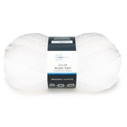 Mainstays Anti-Pill Acrylic Yarn, 5 oz, White