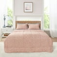 thumbnail image 1 of Mainstays All in One Reversible Comforter and Sheet set- 7 Piece, Full, Pink and White Heart, 1 of 16