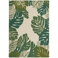 thumbnail image 1 of Mainstays Monstera Palm Outdoor Rug, 7'x10', 1 of 9