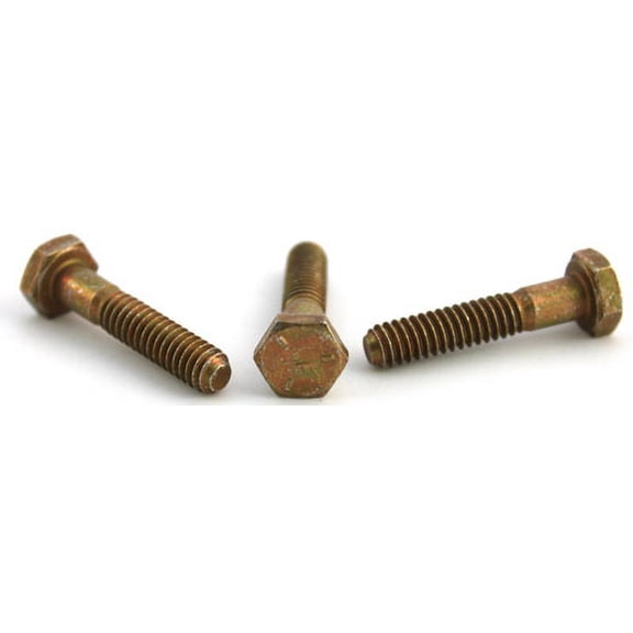 MS90725-67 / 3/8-16 x 2 1/4" Mil-Spec Hex Cap Screws / Grade 5 / Cadmium Yellow - 450 Piece Carton