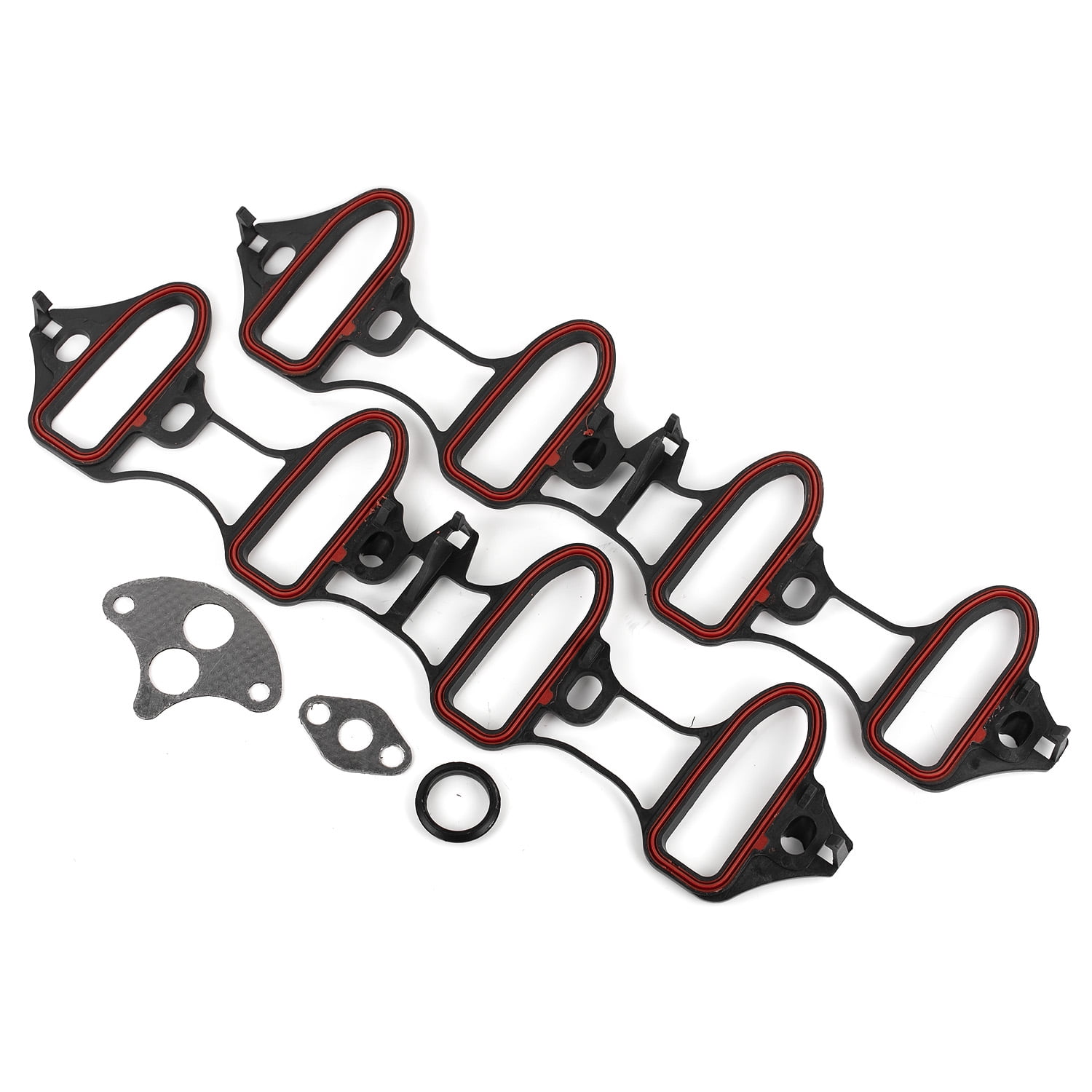 MS92211 Intake Manifold Gasket Set Compatible with Chevrolet Silverado Suburban Tahoe Avalanche,GMC Sierra Yukon,Hummer H2,Isuzu Ascender 4.8L 5.3L 6.0L V8