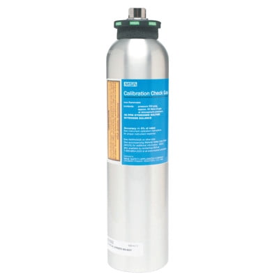 MSA 10048280 Calibration Gas Bottle, 1.45% CH4, 15% O2, 60 PPM CO, 20 PPM H2S, 34 L