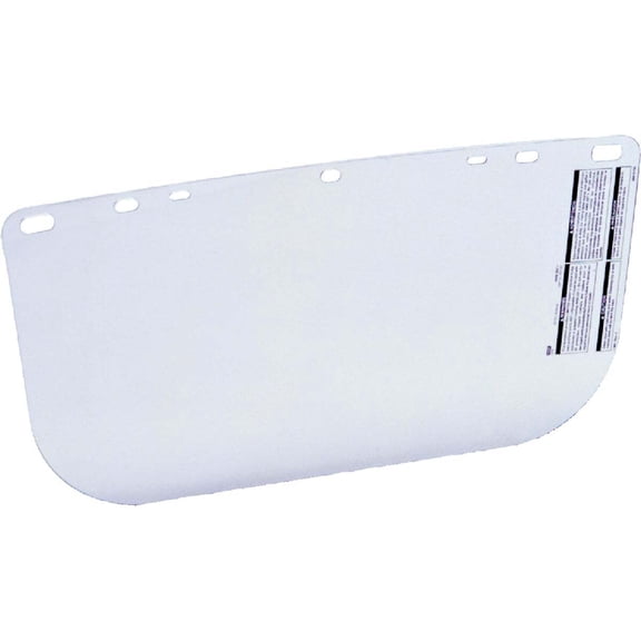 SAFETY WORKS INC Replacement Visor For Safety Works Face Shield, Clear 10107913