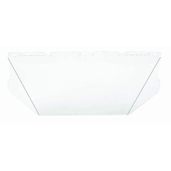 MSA 10115839 V-Gard Visor - General Purpose, Polycarbonate (PC), Tint with Antifog/Antiscratch Coating, Contoured, 8" x 17" x 0.06", Impact-Rated, Replaceable UV-Protected Hard Hat Accessory