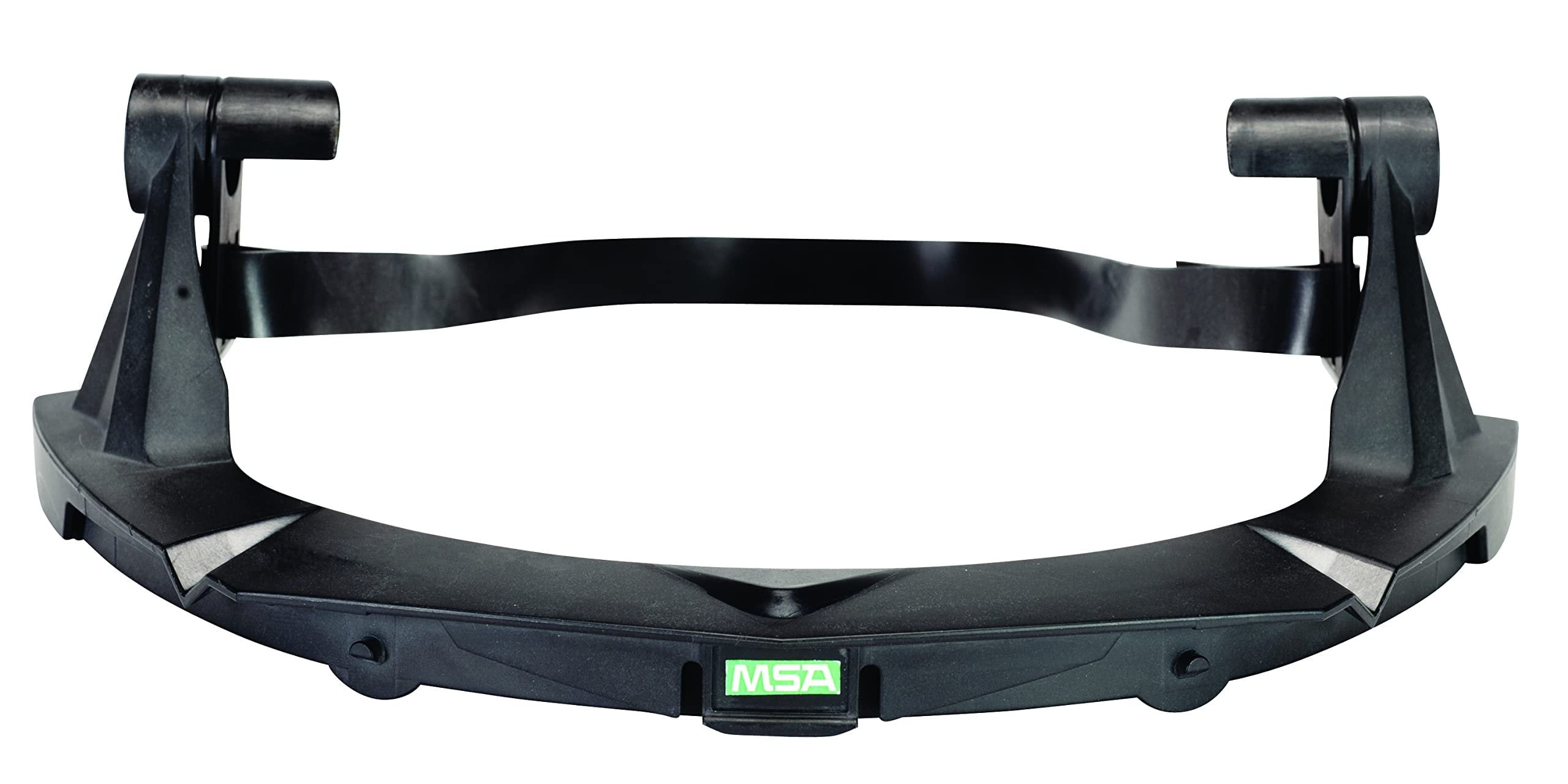 MSA 10116627 V-Gard Frame - General Purpose Applications - Heavy Duty, Fits Full-Brim Hard Hats, Black, High Density Polyethylene HDPE, Durable & Replaceable Safety Helmet Accessory/Attachment