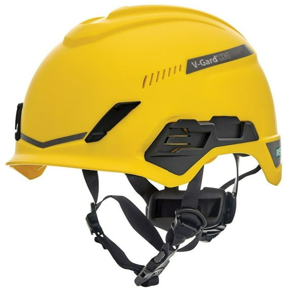 V-Gard H1 Fas-Trac III Pivot Trivent ANSI EN12492 Safety Helmet - Yellow