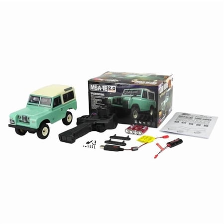 MSA-1E 2.0 Land Rover S2A 1 by 24 Scale 4WD RTR Crawler Car