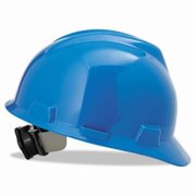 msa 475358 v-gard slotted hard hat, cap style