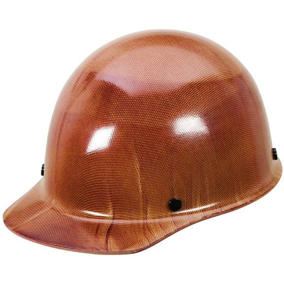 MSA 475405 Large Skullgard Cap Style Safety Hard Hat with Fas-Trac III Ratchet Suspension Non-slotted Cap, Made of Phenolic Resin, Radiant Heat Loads up to 350F - Large Size in Natural Tan