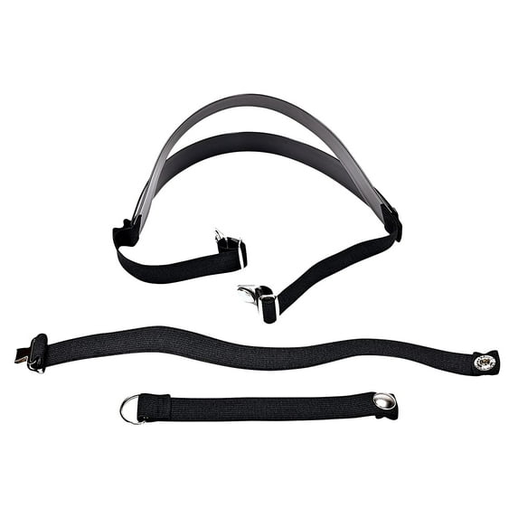 MSA 480234 Cradle Suspension Head Harness Assembly for Comfo Classic Series Half-Mask Respirators, Holds Reusable Gas Masks Securely in Place, Color: Black