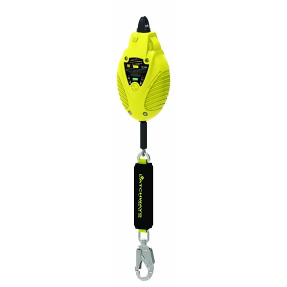 MSA 62707-00US Latchways Leading Edge Cable Self Retracting Lifeline with 36CS Snap Hook (23 ft)