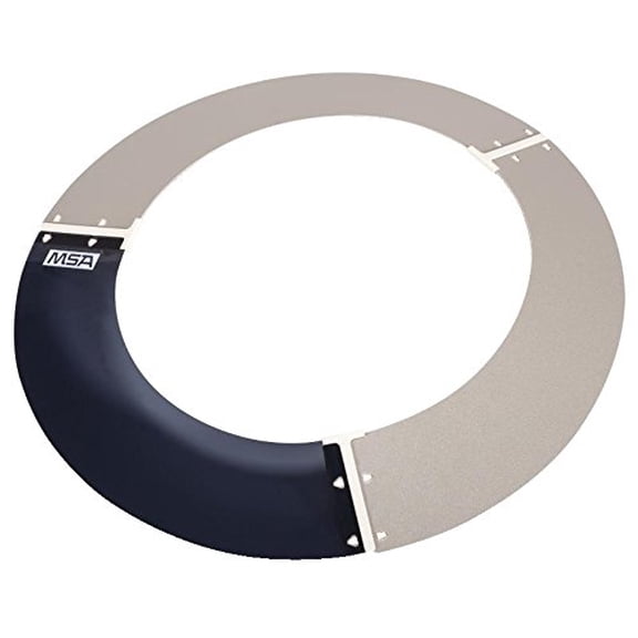 MSA 697410 Plastic Sun Shield for V-Gard Non-Slotted Hat, Smoke
