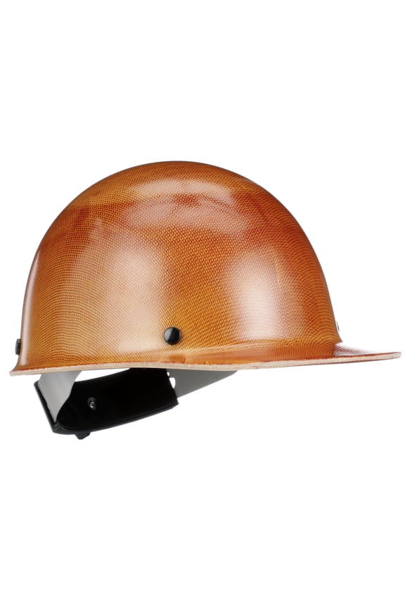 816651 Skullgard Cap Style Safety Hard Hat with Swing Ratchet Suspension | Non-slotted Cap, Made of Phenolic Resin, Radiant Heat Loads up to 350F - Standard Size in Tan