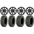 thumbnail image 1 of MSA Black Clutch 12" UTV Wheels 26" Mud Lite XTR Tires Polaris Ranger XP 900/1000, 1 of 4