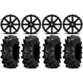 thumbnail image 1 of MSA Black Clutch 14" ATV Wheels 28" Cryptid Tires Sportsman 550 850 1000, 1 of 4