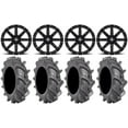 thumbnail image 1 of MSA Black Clutch 14" ATV Wheels 30" BKT AT 171 Tires Sportsman RZR Ranger, 1 of 4