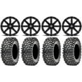 thumbnail image 1 of MSA Black Clutch 14" ATV Wheels 30" Roxxzilla Tires Can-Am Commander Maverick Renegade Outlander Defender, 1 of 4