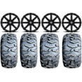 thumbnail image 1 of MSA Black Clutch 14" UTV Wheels 26" MotoForce Tires Polaris RZR XP 1000 / PRO XP / Ranger XP 900/1000, 1 of 4