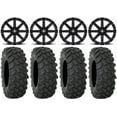 thumbnail image 1 of MSA Black Clutch 14" UTV Wheels 27" XTR370 Tires Polaris RZR XP 1000 / PRO XP / Ranger XP 900/1000, 1 of 5