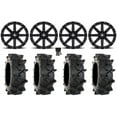 thumbnail image 1 of MSA Black Clutch 14" UTV Wheels 28" BFG KM3 Tires Honda Pioneer, 1 of 4
