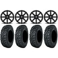 thumbnail image 1 of MSA Black Clutch 14" UTV Wheels 28" Klever X/T Tires Can-Am Maverick X3 / Honda Pioneer 1000 / Talon, 1 of 4